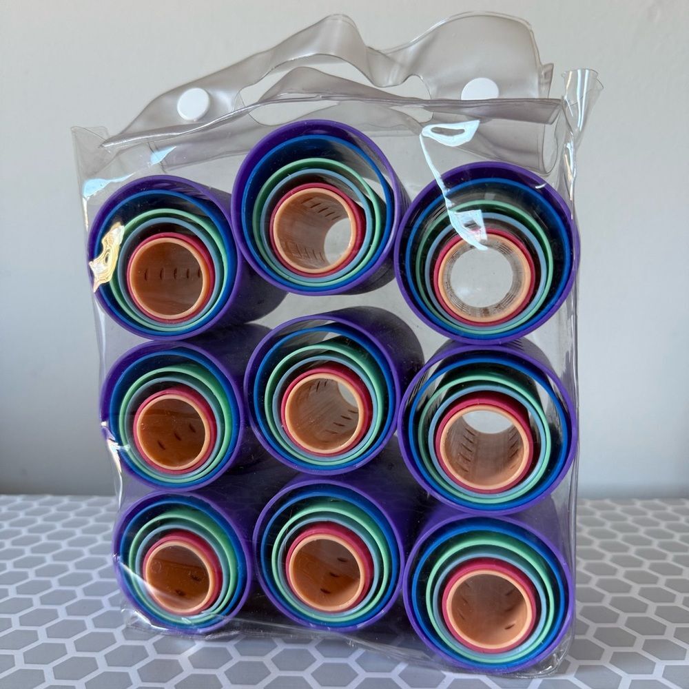 Colorful Hair Rollers Set